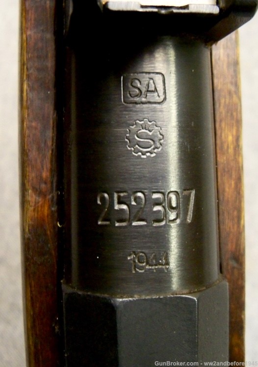FINNISH M39 "SAKO"  MOSIN NAGANT 1944 7.62X54R MATCH BOLT HEX  EXC BORE    -img-13