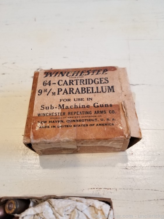 VTG Winchester 9mm Parabellum Ammo for use in Submachine Guns 54 rds-img-4