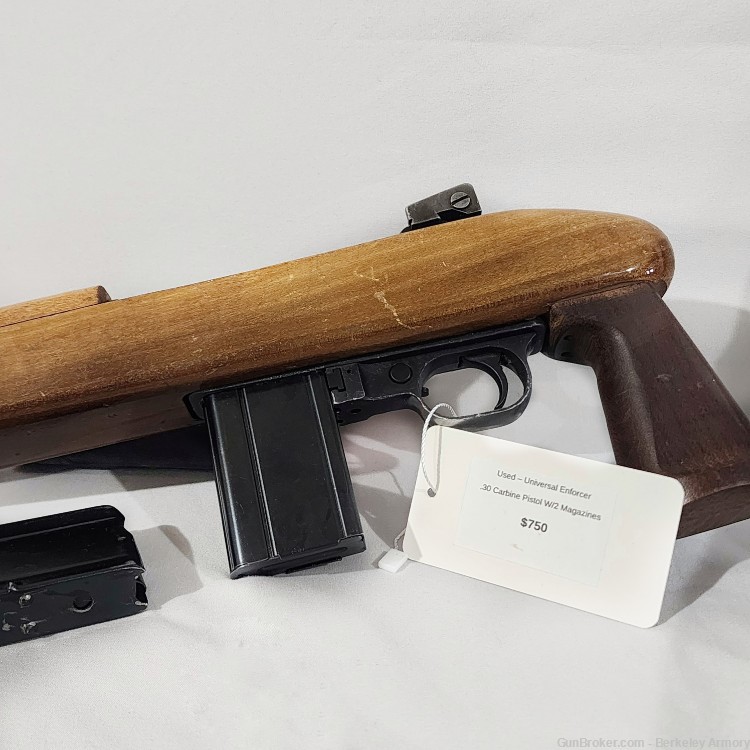 Universal Enforcer Pistol W/2 Mags .30 Carbine - Manufactured 1964 - 1967-img-4