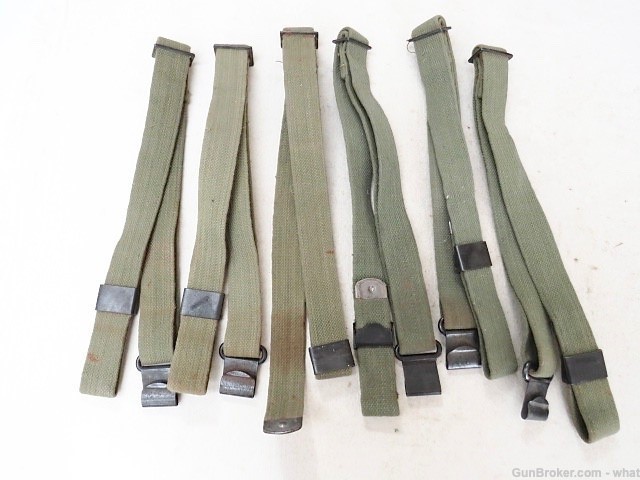 Surplus lot of 6 M1 Garand Rifle Slings Sling-img-0
