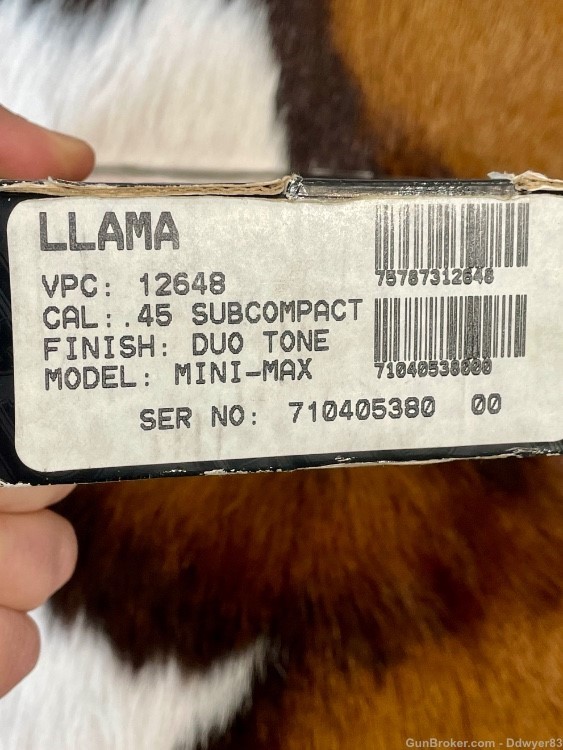 Excellent Llama Mini-Max 1911 Subcompact Hi-Cap .45acp 10rd Two-tone!-img-25