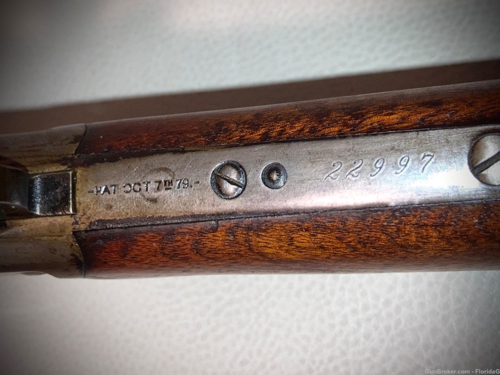 Winchester Model 1885 Single Shot Rifle 32-40 MFG 1888 Antique -img-11