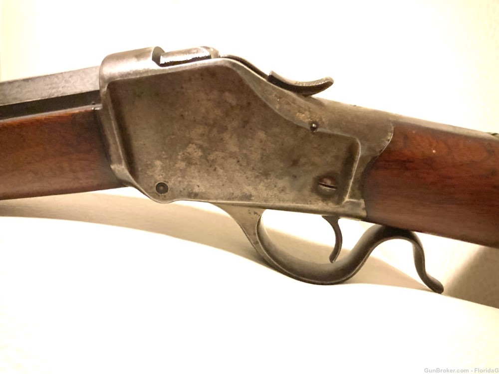 Winchester Model 1885 Single Shot Rifle 32-40 MFG 1888 Antique -img-3