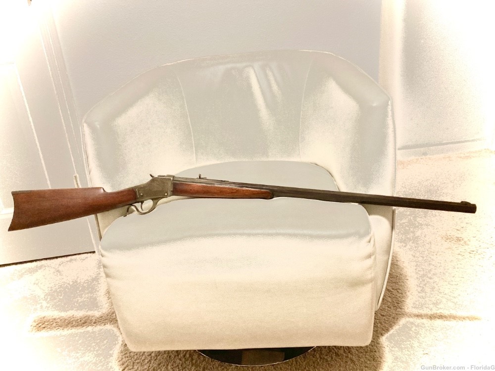 Winchester Model 1885 Single Shot Rifle 32-40 MFG 1888 Antique -img-0