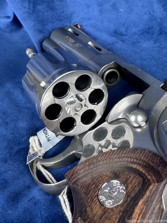 Colt Python Revolver .357 4.25" bbl SS NIB $0.01 start no reserve!-img-11