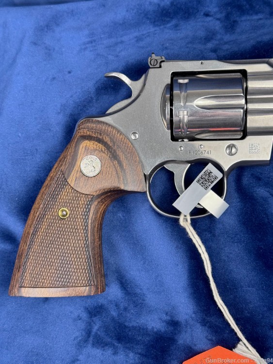 Colt Python Revolver .357 4.25" bbl SS NIB $0.01 start no reserve!-img-6
