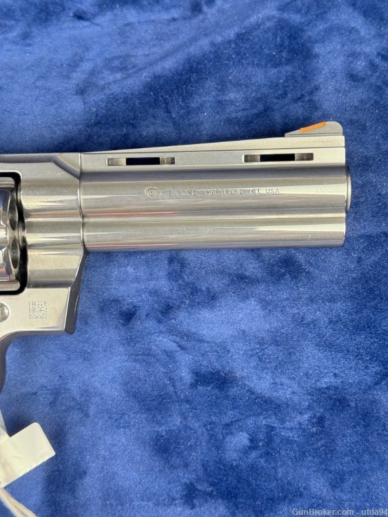 Colt Python Revolver .357 4.25" bbl SS NIB $0.01 start no reserve!-img-7