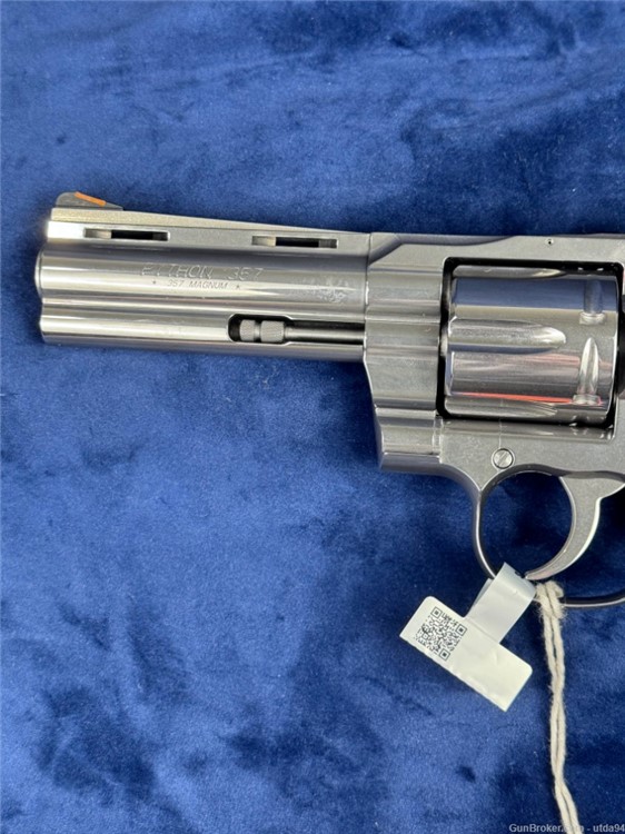 Colt Python Revolver .357 4.25" bbl SS NIB $0.01 start no reserve!-img-8
