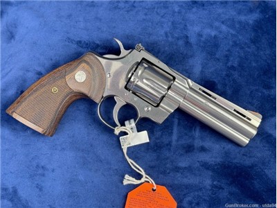 Colt Python Revolver .357 4.25" bbl SS NIB $0.01 start no reserve!