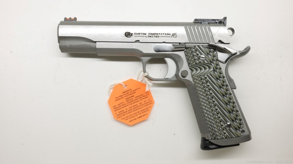 Colt 1911 Competition Stainless Custom Shop, 45 ACP o1070CS #23120264-img-7
