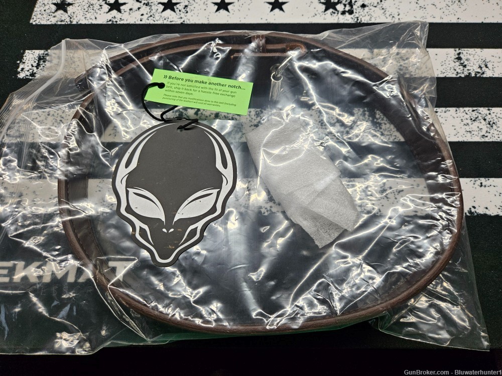 Alien Gear Leather Solid Core, Steel Buckle Gun Belt Black Size 34-38-img-4