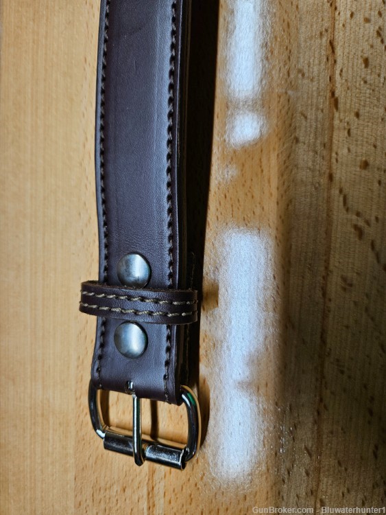 Alien Gear Leather Solid Core, Steel Buckle Gun Belt Black Size 34-38-img-0