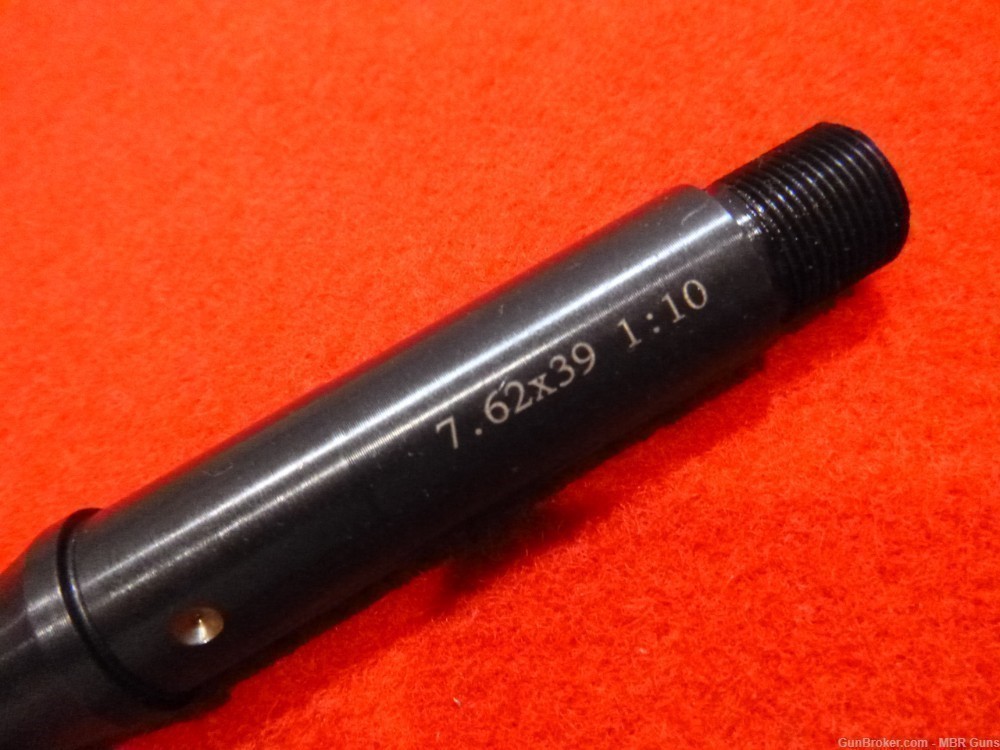AR 15 7.62x39 7.5" Barrel Nitride Pistol Length 1:10 NiB Extension-img-1