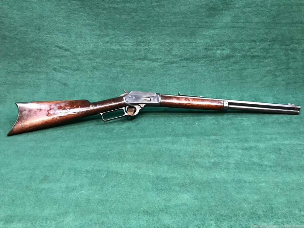 Marlin 1894 Octagon BBL Carbine 38WCF, 38-40, Born 1895 w/Brass and Dies-img-0
