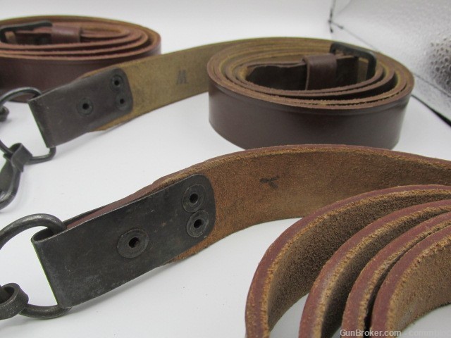 UNISSUED CONDITION MILITARY LEATHER SLING FOR AK AK47 AKM RPK SKS PSL ETC.-img-2