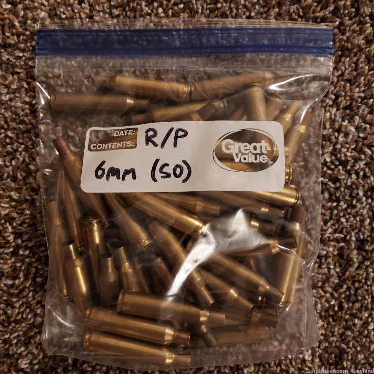 6mm Remington Brass (200 Pieces) FREE SHIPPING! 6mm Rem 244 Rem-img-2