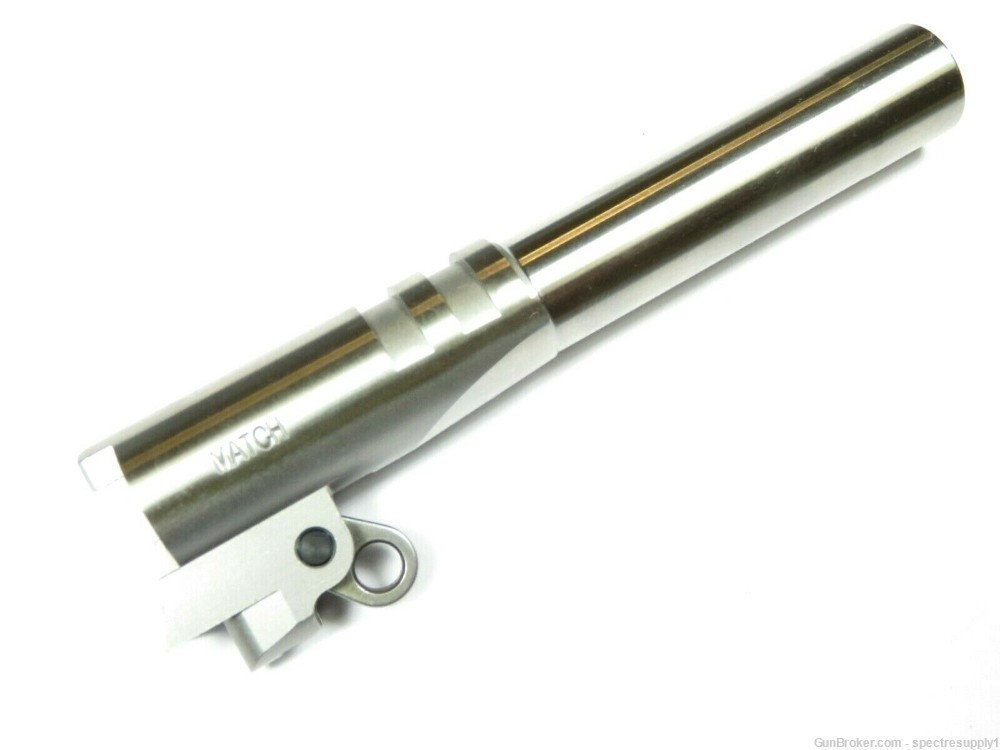 Para Clark RAMPED 1911 Commander 4.25" 9mm STAINLESS MATCH Barrel Link Pin -img-0