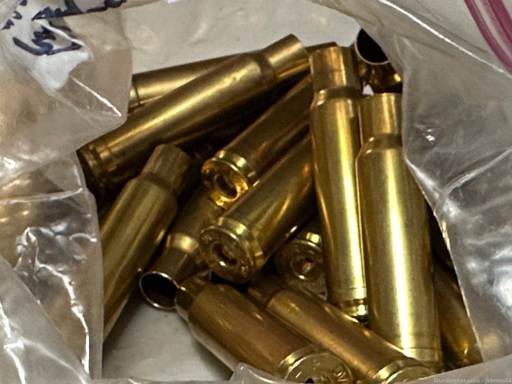 25 pieces of new Remington 350 Rem Mag brass cases-img-1
