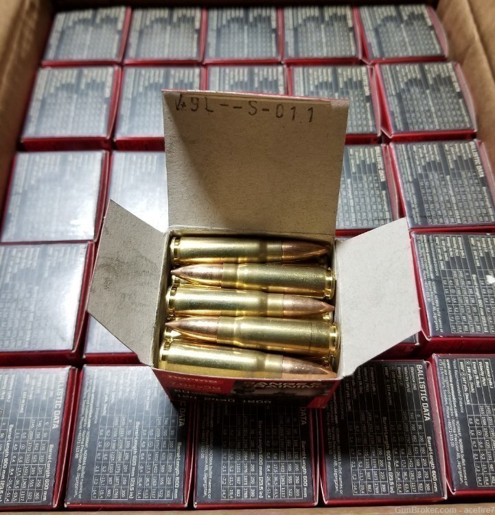 NEW - NORMA 7.62X39 FMJ 124 GR 1000 ROUND CASE 2413728-img-0