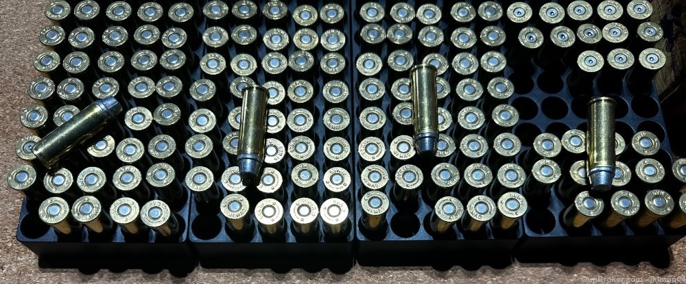 164 rounds HSM 41 Mag 41 Rem Mag 210gr SWC Cowboy Action ammo + 23 brass -img-6