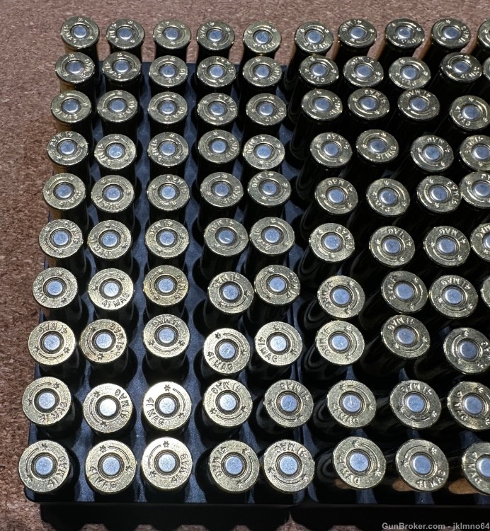 164 rounds HSM 41 Mag 41 Rem Mag 210gr SWC Cowboy Action ammo + 23 brass -img-2
