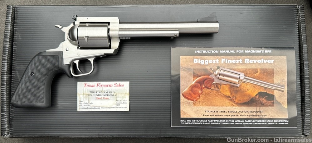 Magnum Research BFR Stainless .454 Casull / .45 LC with 6.5" Barrel, CA OK-img-11