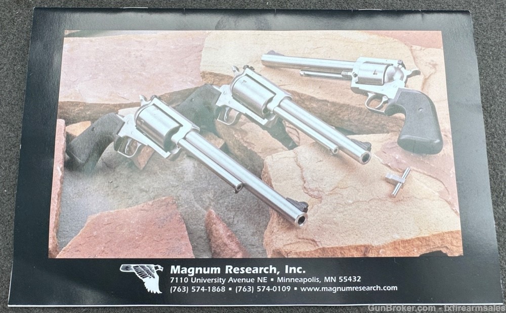 Magnum Research BFR Stainless .454 Casull / .45 LC with 6.5" Barrel, CA OK-img-46