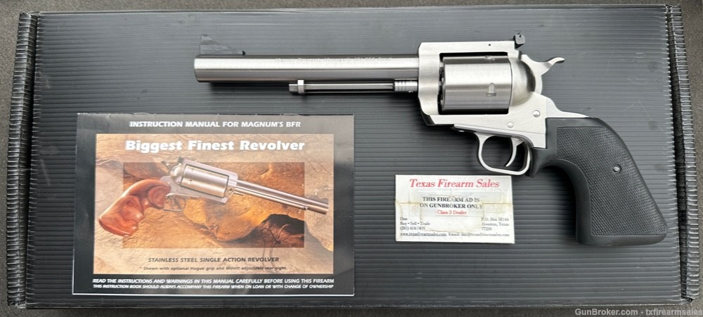Magnum Research BFR Stainless .454 Casull / .45 LC with 6.5" Barrel, CA OK-img-0