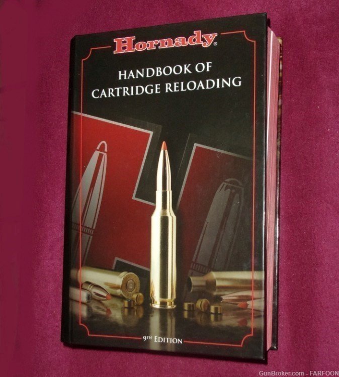 HORNADY HANDBOOK OF CARTRIDGE RELOADING, 9TH EDITION, 924 PAGES-img-0