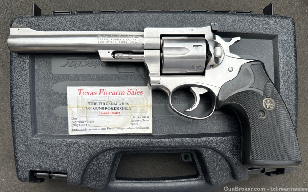 Ruger Security Six Stainless .357 Magnum, 6" Barrel, 1980-img-9