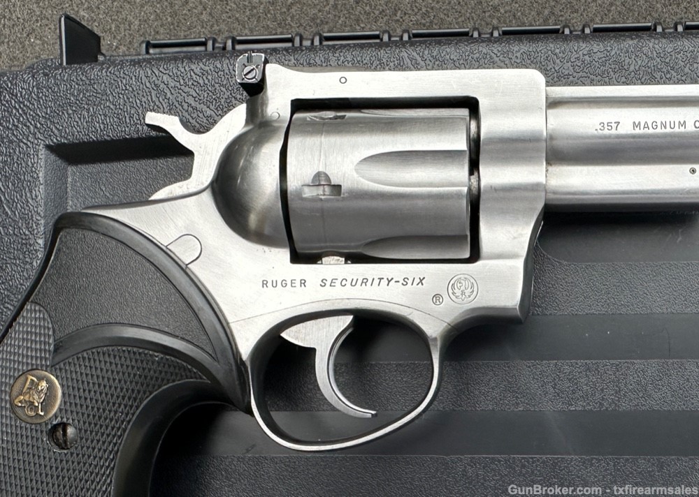 Ruger Security Six Stainless .357 Magnum, 6" Barrel, 1980-img-3