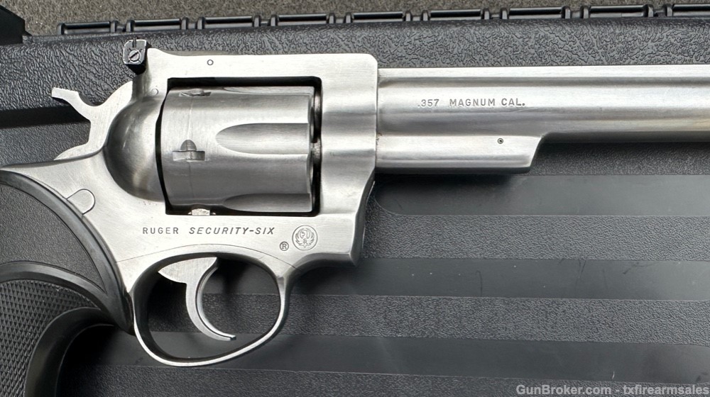 Ruger Security Six Stainless .357 Magnum, 6" Barrel, 1980-img-4
