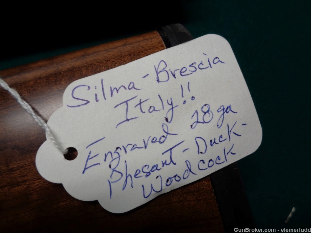 Silma-Brescia Italy 28 ga -28 guage  O/U Engraved Traditional New old stock-img-34