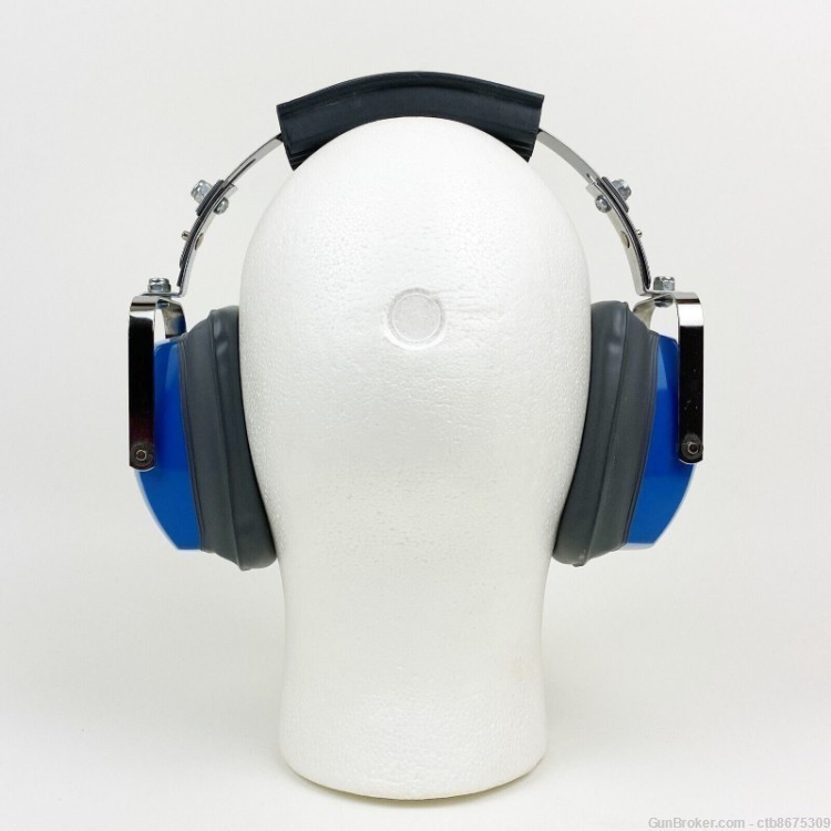 Colt Firearms Earmuffs Hearing Protection Blue with Gray Ear Pads-img-4