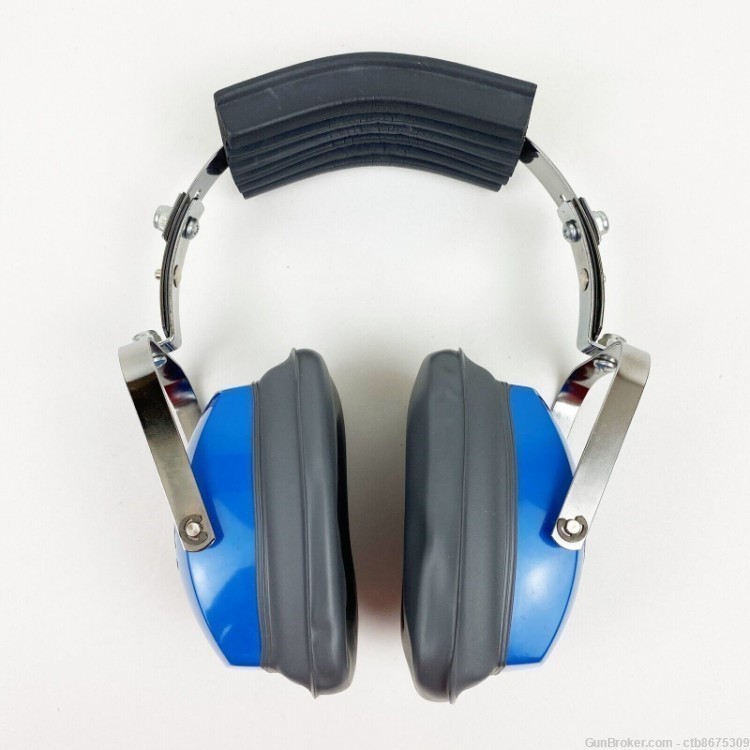Colt Firearms Earmuffs Hearing Protection Blue with Gray Ear Pads-img-7