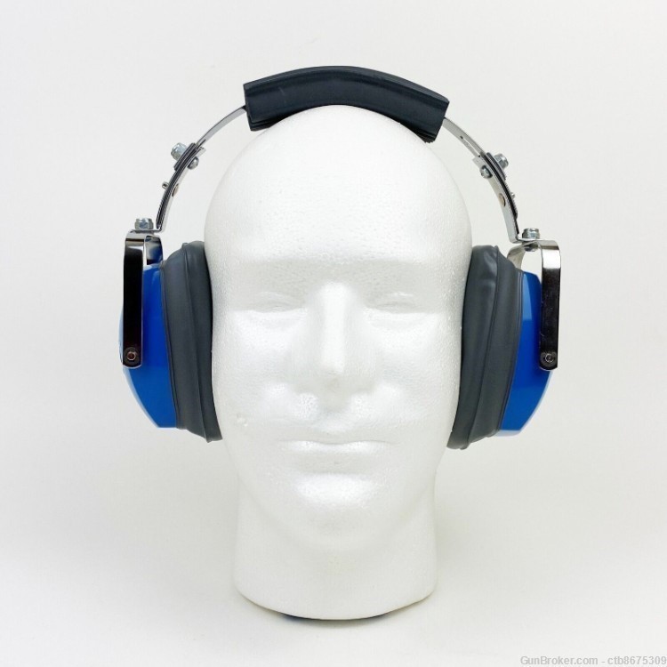 Colt Firearms Earmuffs Hearing Protection Blue with Gray Ear Pads-img-1
