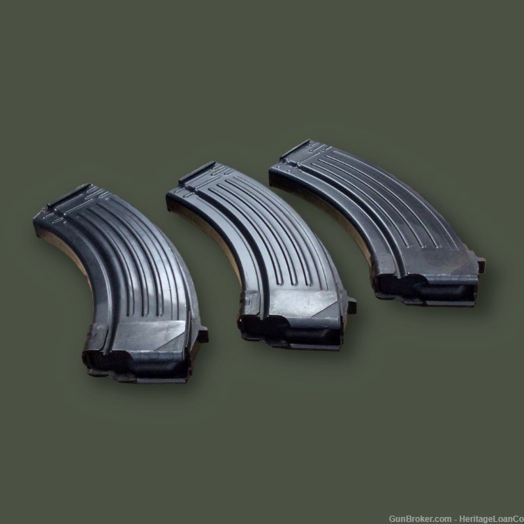 Late East German Steel 30 Round AK47 Magazine – 7.62x39mm 3 Count-img-4