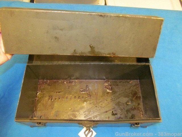 Copy Chest Steel M5 D28243 Tool Spare parts box 1919 Browning 60mm Mortar-img-8