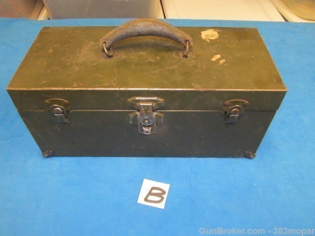 Copy Chest Steel M5 D28243 Tool Spare parts box 1919 Browning 60mm Mortar-img-0