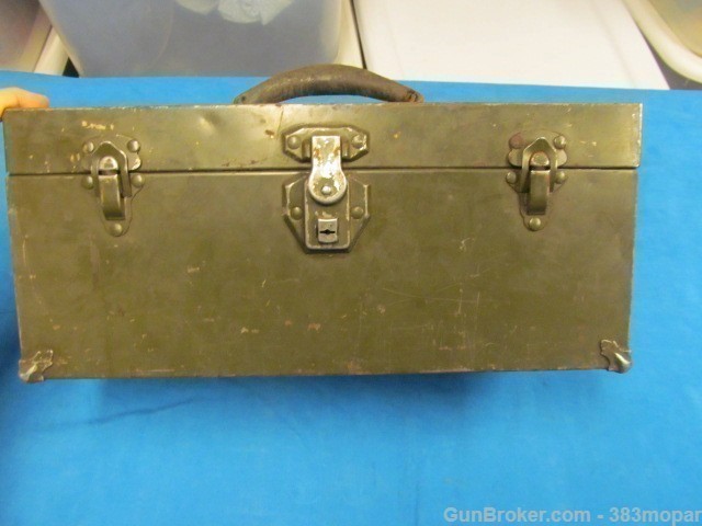 Copy Chest Steel M5 D28243 Tool Spare parts box 1919 Browning 60mm Mortar-img-2
