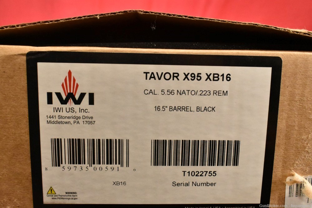 IWI Tavor X95 5.56 16" 30RD XB16 Tavor-img-9