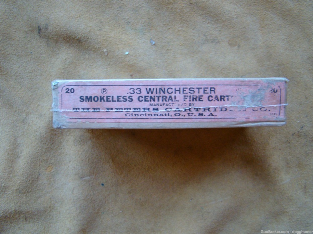 33 winchester ammo -img-1