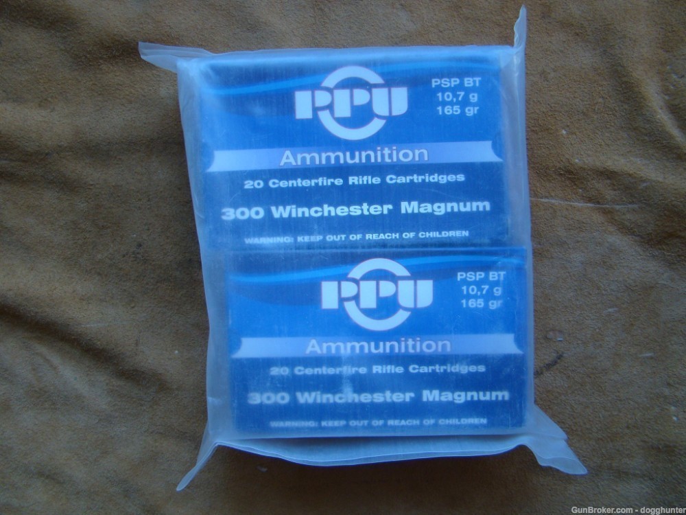 ppu 300 win mag ammo 80 rounds -img-0