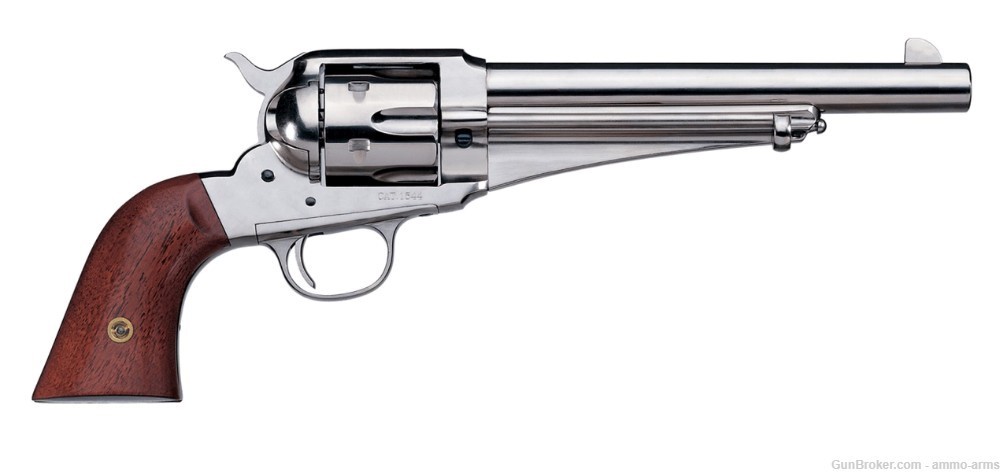Taylor's & Co. 1875 Army Outlaw Nickel .45 LC 7.5" 6 Rounds 550386-img-1