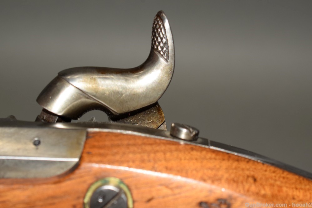 Early SN 394 Swiss Model 1842 Percussion Pistol 69 Cal Francotte Belgium-img-12
