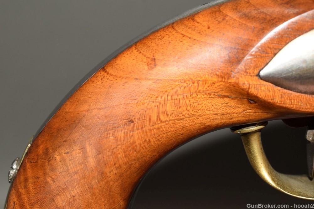 Early SN 394 Swiss Model 1842 Percussion Pistol 69 Cal Francotte Belgium-img-3