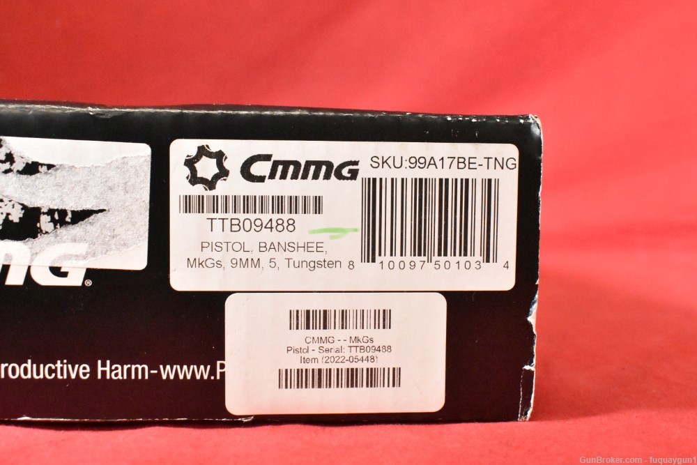 CMMG Banshee MkGs Tungsten 9mm 5" 99A17BE-TNG Glock Mag CMMG MkGs Banshee-img-35