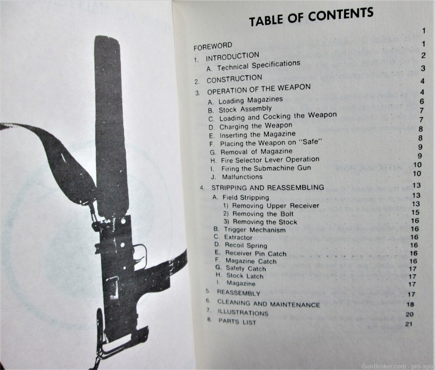 2 Books : Mac Submachine Gun Operating Manual 2 & MAC-10 Gun Receiver Plans-img-4