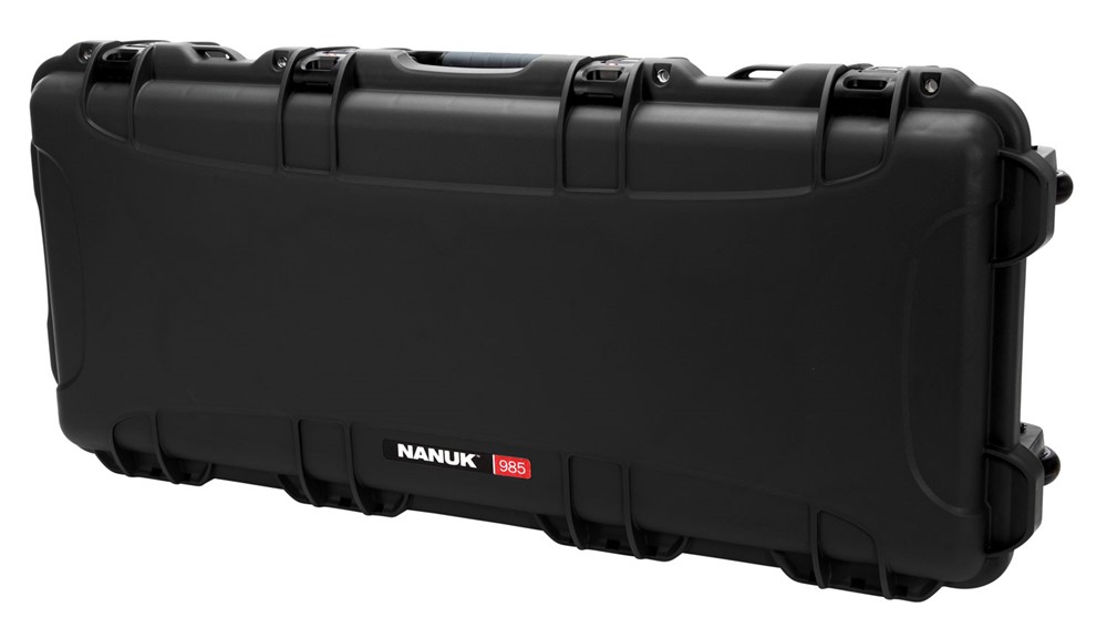 Nanuk  985 AR15 Case Black NK-7 Resin with Foam Padding, Wheels & Handle 36-img-0