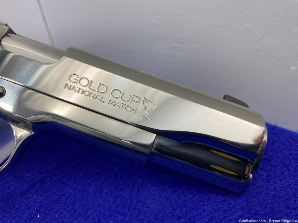 1994 Colt Gold Cup National Match *RARE FACTORY BRIGHT STAINLESS* Enhanced -img-26